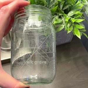 Well Told Custom Etched Mason Jar (Elk Grove, CA)